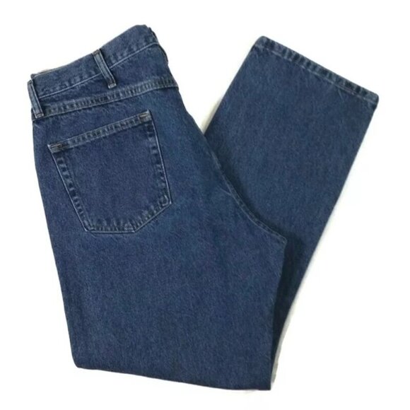 Wrangler 96501DS Dark Stonewash Regular Fit Straight Leg Denim Jean Mens 38x30.5 - Picture 6 of 12